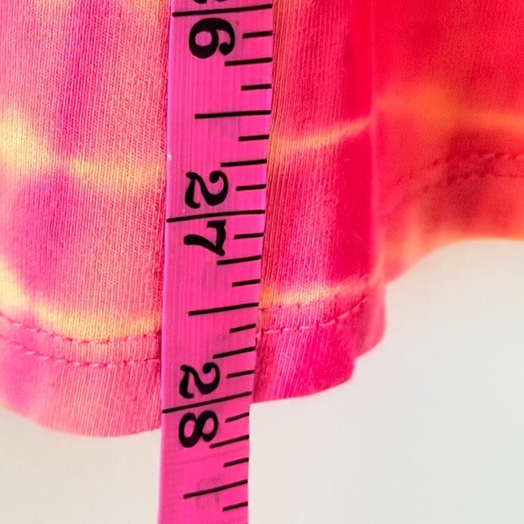 Belle by Kim Gravel Vibrant Pink and Yellow Blouse Size XL - Picture 5 of 10